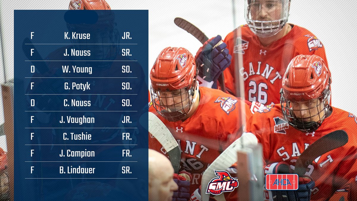 MHKY - Congrats to <a href="/SMUMHockey/">Saint Mary’s Men's Hockey</a> on having NINE players named Krampade/AHCA All-American Scholars! Release: saintmaryssports.com/news/2023/7/11…