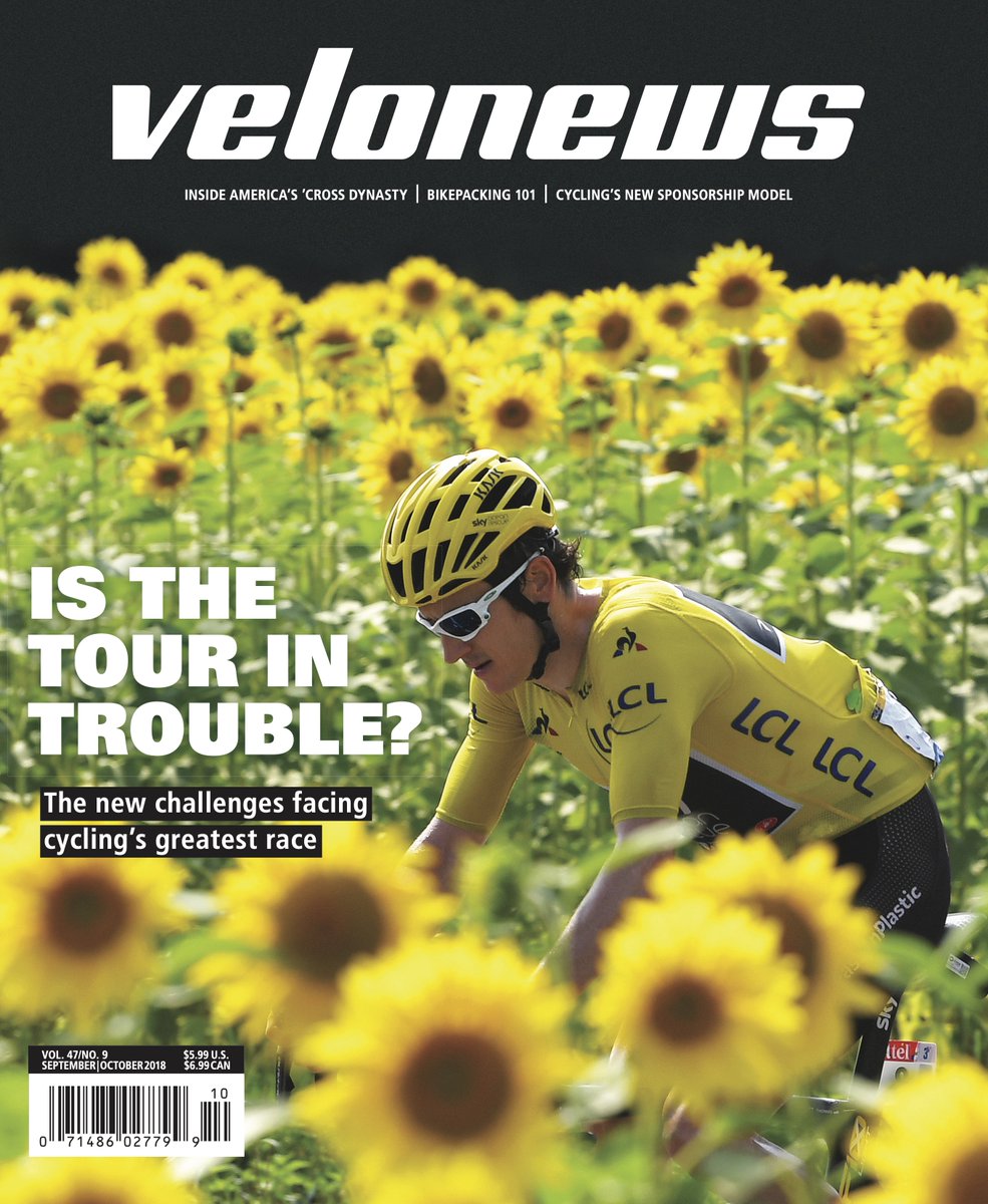 The last time a Spaniard won a #TourDeFrance stage, we didn't mention it--or any of the competitive action from the event--in print. 

But a few months later, we did run a cover feature on how the Tour was in trouble. 

Now we're zombies.