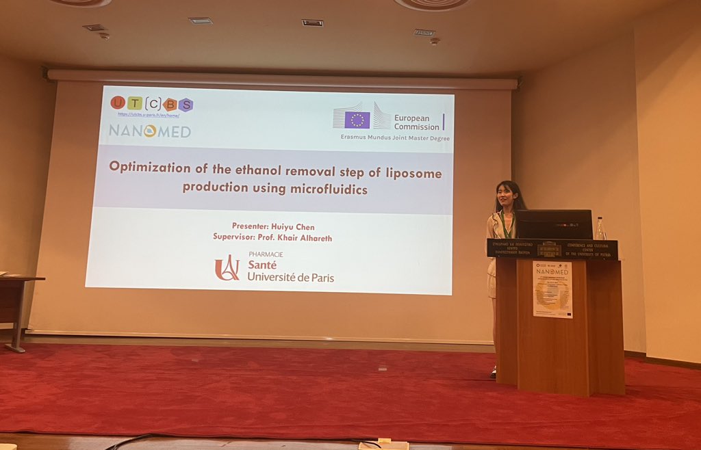 new data from my project #microfluidic and #AI for #Nanoparticles production were presented by Huiyu Chen at the 6th #nanomed workshop. Congratulations to Huiyu for this excellent presentation and the hard work during the last 3 months.@UTCBS