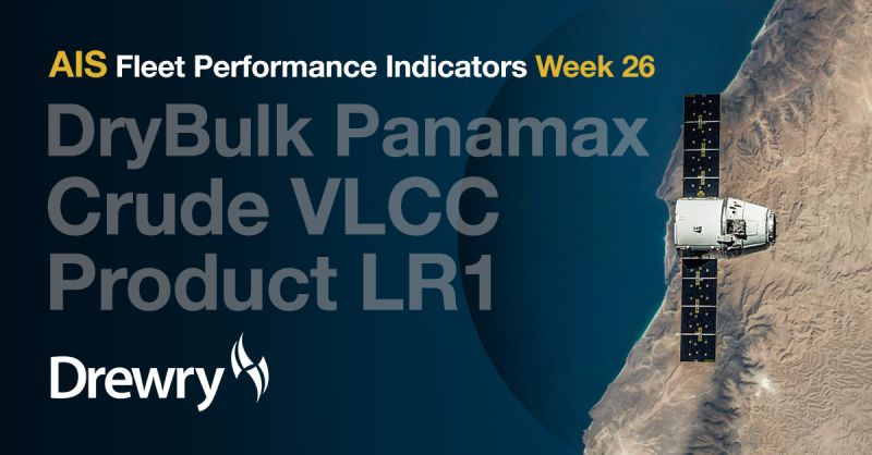 DrewryShipping's tweet photo. This week we publish AIS Fleet Performance analysis for Dry Bulk Panamax, Crude Tanker Aframax and Product MR Tankers. These free weekly reports can be accessed at: https://t.co/ZgY9PzaPyI but please register/login to do so. #AIS #tankers #shipping  #drybulk https://t.co/86Jg3K0dun