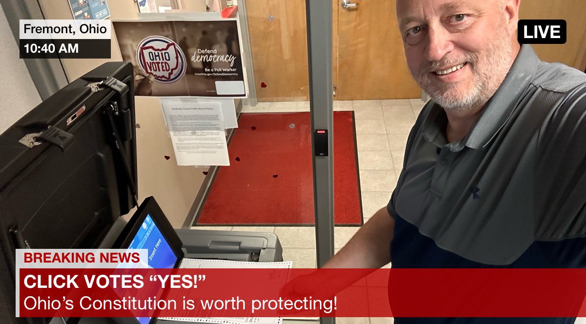 Rep Gary Click on Twitter "Today is the first day of early voting