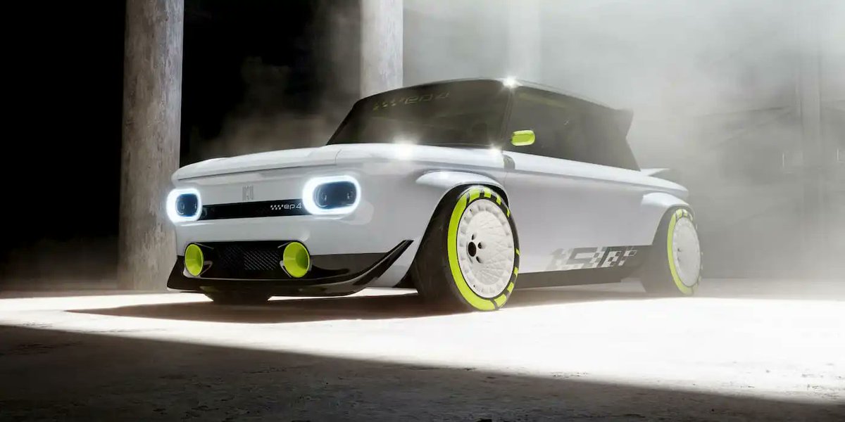 EVcom's tweet photo. #EVDaily | Meet the NSU Prinz 4 EV, or Audi EP4, reviving a classic with a modern twist!

Equipped with a powerful 240 hp electric motor and a Q7 TFSI e-quattro battery, the EP4 boasts modified chassis, 3D-printed fenders, and a stylish interior inspired by racing cars, seamlessly blending the best of the past and present.

The Audi apprentices worked their magic, awakening the NSU Prinz 4 and transforming it into the Audi EP4, all in commemoration of the 150th anniversary of the Neckarsulm site.

#AudiEP4 #Audi #NSU #EV