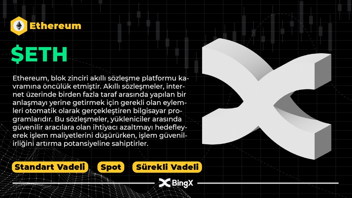 🇹🇷İyi akşamlar BingX #Türkiye!🇹🇷

🥳Bilgilendirme köşemizdeki günün tokeni hepimizin  bildiği $ETH   .🧐

📚Hadi konuğumuzu tanıtalım!📚

➡️ Hemen işlem yapmak için;

bingx.com/tr-tr/spot/ETH…

✨Bizi takip etmeyi unutmayın!📈

❤️Bir BingX hesabınız yoksa %30 işlem komisyonu