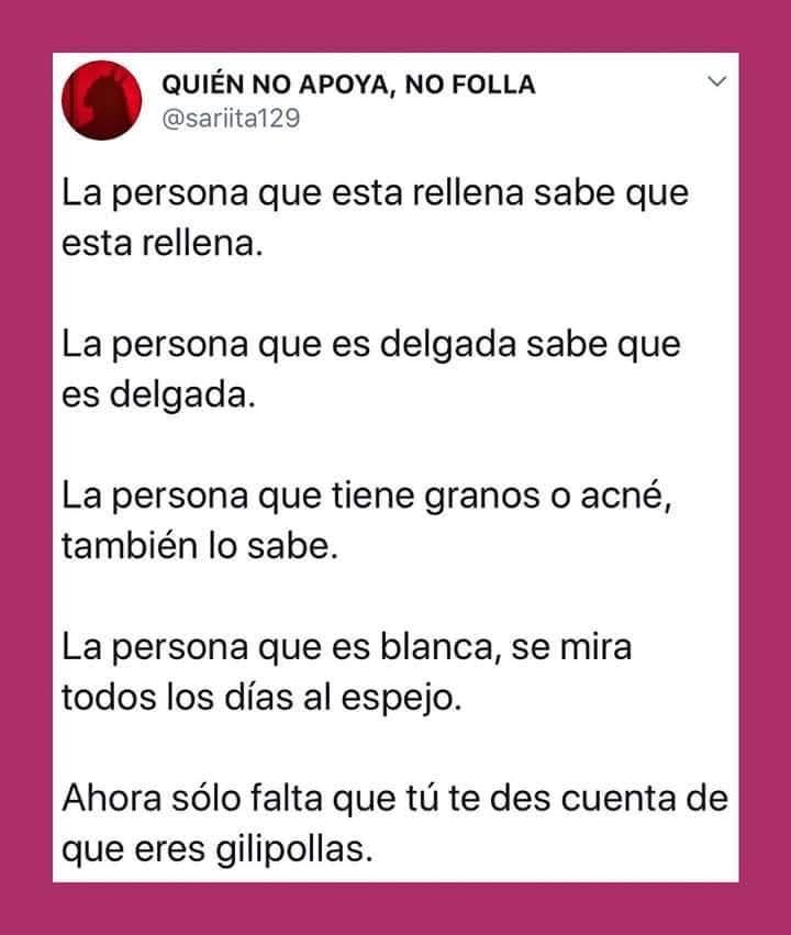 GloriaCorsa's tweet image. #espejos #callate #respeto #nocomenteselfisicoajeno #traumas #Psicologia #terapia