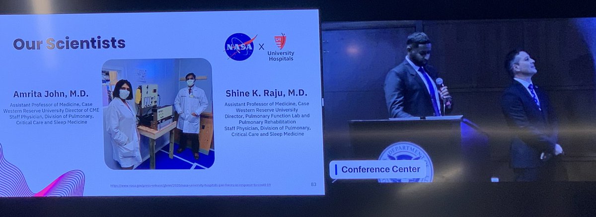 ShineRajuMD's tweet photo. Proud to represent #HAADS and @UHhospitals at @FedTechStartups @DHSgov #Converge23. Excited for my team and this new phase of entrepreneurship. @UH_Ventures https://t.co/QkEHm47Lpt