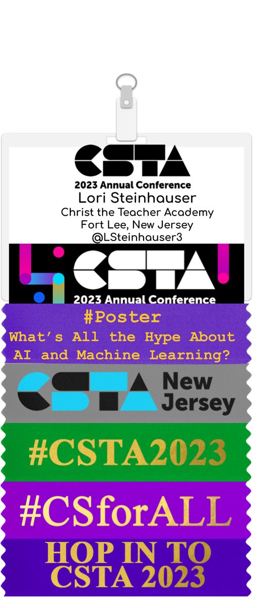 LSteinhauser3's tweet photo. #CSTA2023 @csteachersorg @Cs4Nj @CSTANewJersey https://t.co/TP0hPslvqP