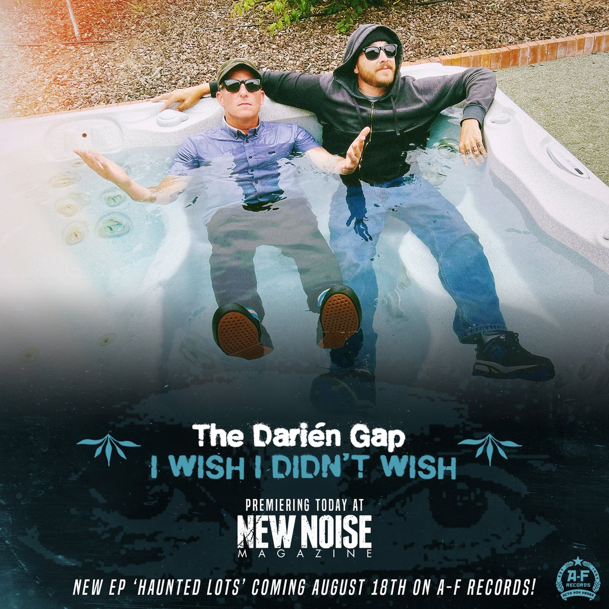 Incoming new music from The Darién Gap! Produced together by Brian Moss (Hanalei/Great Apes) &amp; Mike Thompson, TDG's debut EP 'Haunted Lots' comes to A-F Records 08.18!

Listen to the new track "I Wish I Didn't Wish" exclusively via <a href="/NewNoiseMags/">New Noise Magazine</a> below!🎶

newnoisemagazine.com/premieres/trac…