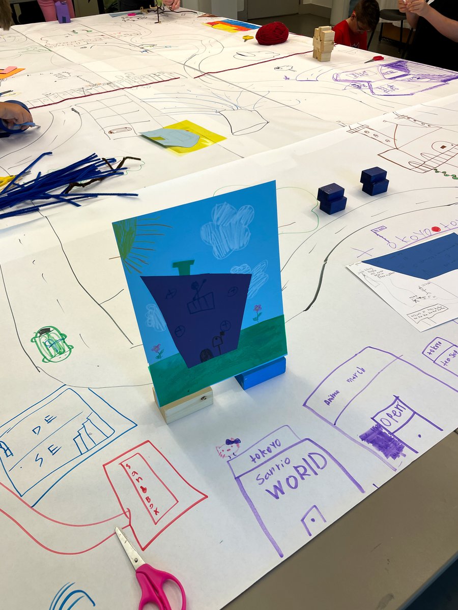 FayJonesSchool's tweet photo. Design is for everyone, and every age! These pieces were produced by students in a recent design camp at @crystalbridges. Fay Jones School faculty and students led two concurrent camps, one for ages 5-7 and one for ages 8-10.
#ArchitectureandDesign #DesignCamp #UARK https://t.co/ncGIUhPxMg