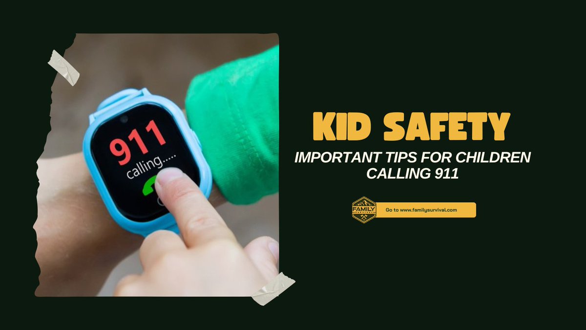 In recognition of National 911 Education Month, it’s crucial to empower children with the knowledge and confidence to handle emergency situations.

familysurvival.com/kid-safety-imp…

#kidsafety #911 #kids