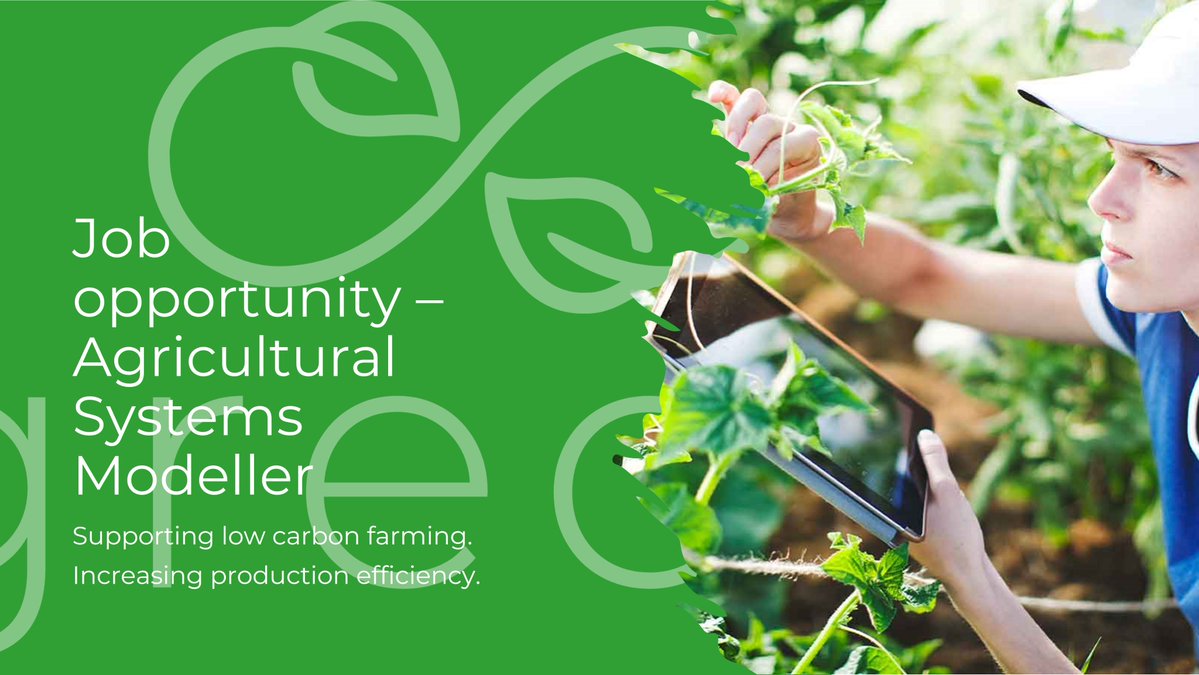 Time is running out to apply! Agrecalc is #hiring an Agricultural Systems Modeller - you have until 5 pm on Thursday, July 13th! Check out the Vacancy and apply here: hubs.ly/Q01WVFb50
#HiringAlert #hiringnow