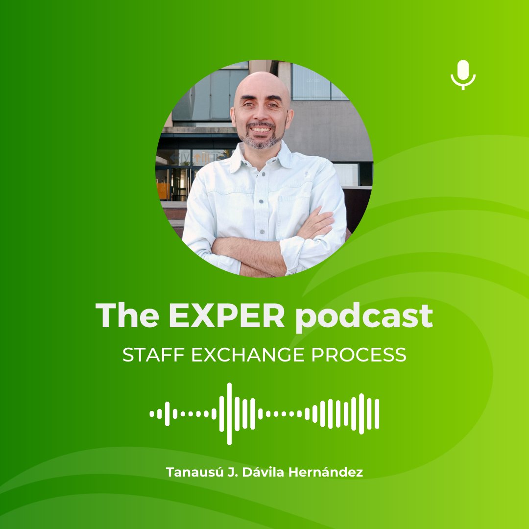 🔵Our first podcast it's out now! Learn more about the EXPER's Staff Exchange Process at:
👉fb.watch/lJdTMNWH0Q/

#EXPEREU #Podcast #StaffExchanges #Collaboration #KnowledgeTransfer #HigherEd #highereducationeurope