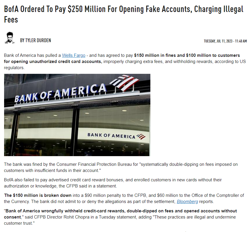 DeFiCandy's tweet photo. US Bank scams their customers, pays a slap on the wrist fine, and repeat. 🤡

For anyone tracking at home:
https://t.co/WWjrl2dMCN https://t.co/IWSIEXEjaI