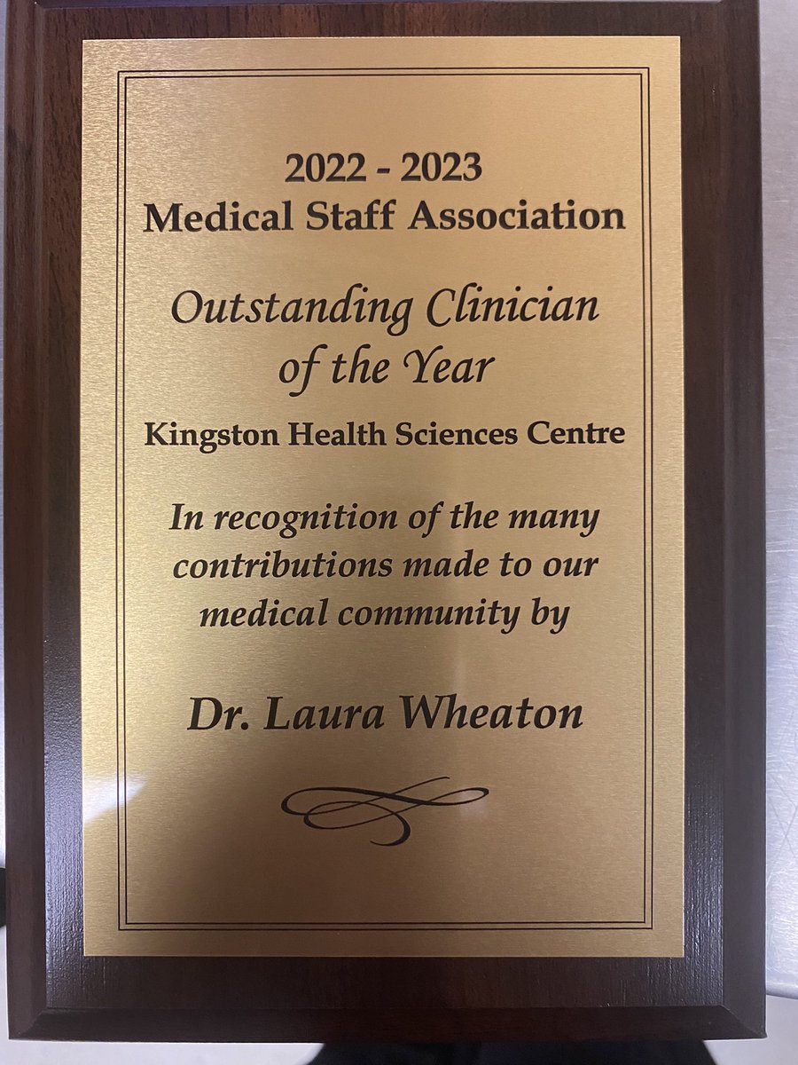 Richard van Wylick (@rvanwylick) on Twitter photo Celebrating <a href="/QueensPeds/">Pediatrics @ Queen's</a> Pediatric Hematologist/Oncologist Dr Laura Wheaton, <a href="/KingstonHSC/">KingstonHSC</a> Medical Staff Association Outstanding Clinician of the Year as nominated by her Oncology Team and physician colleagues! Celebrating <a href="/QueensPeds/">Pediatrics @ Queen's</a> Pediatric Hematologist/Oncologist Dr Laura Wheaton, <a href="/KingstonHSC/">KingstonHSC</a> Medical Staff Association Outstanding Clinician of the Year as nominated by her Oncology Team and physician colleagues!