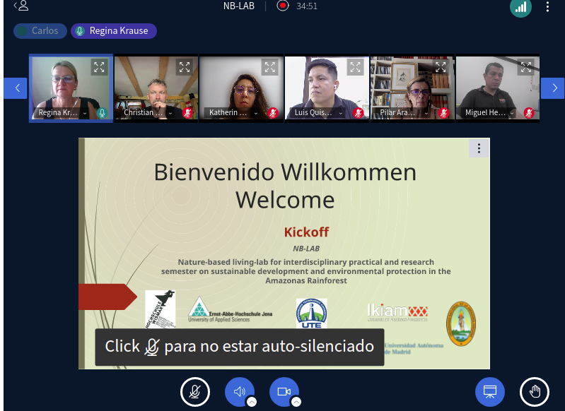 fill_the_cap's tweet photo. #Now
#NB_LAB montly meeting
@u_ikiam @UteCivil @EAHJena @HSWismarPresse
@UAM_Madrid @UNMSM_ @unapiquitos @MiguelQuishpe14 @biomauro_rtg https://t.co/UDsyhbwjtL