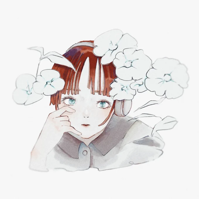 赤い髪の子