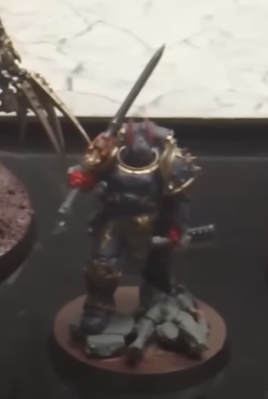 GenghisCon24's tweet photo. @Bricky Quick question, when you were going over your armies on the new @dicecheckyt video you showed off your Exalted Champion. What model did you use for it? I can't seem to find it anywhere. Other than that excellent video and excited for more now that you guys are back! https://t.co/TaZZHIAHTA
