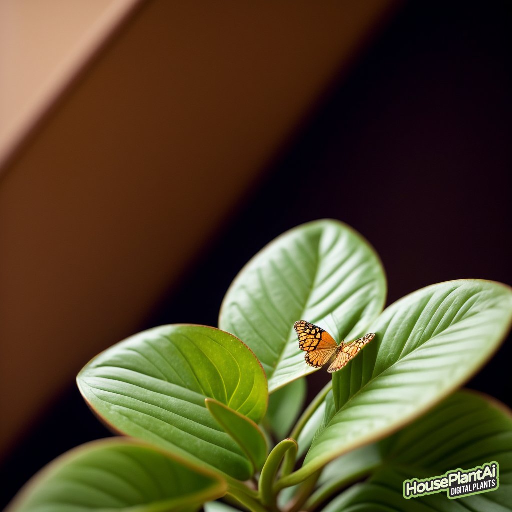 #ButterflyMagic #BotanicalElegance #Nature'sDance #WingedEnchantment #SmallWonders #EmbraceTheBeauty #NurturedByNature #FloralVisitors #Nature'sArtistry #CaptivatingEncounters #HousePlantAi #plantsathome #plantslovers #plantshelfie