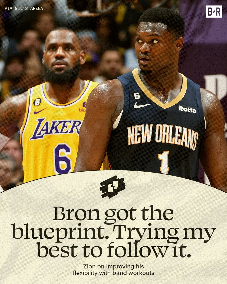 BleacherReport's tweet photo. Zion keeps it real on his health journey 💯

(via @GilsArenaShow) https://t.co/BN3NGCgyAn