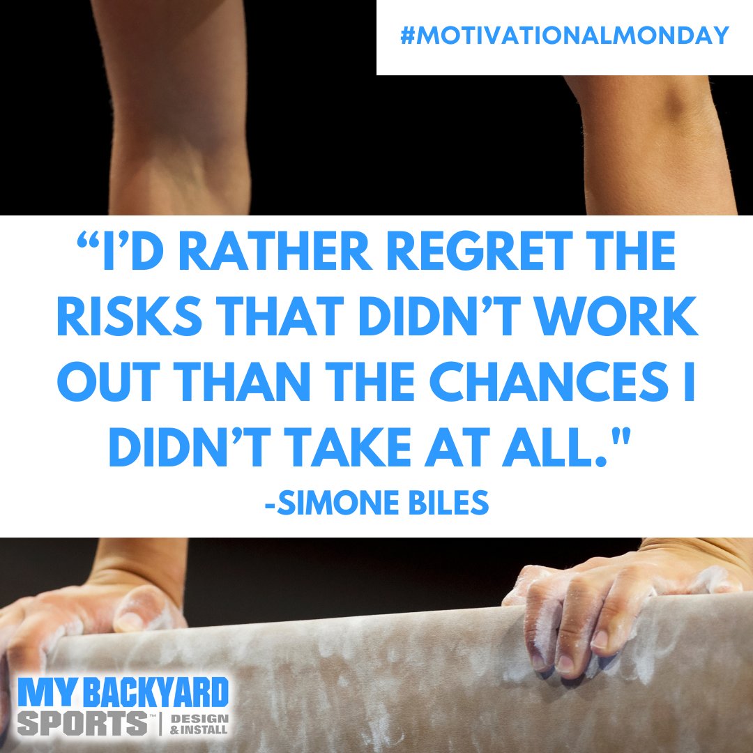 #MotivationalMonday “I’d rather regret the risks that didn’t work out than the chances I didn’t take at all.