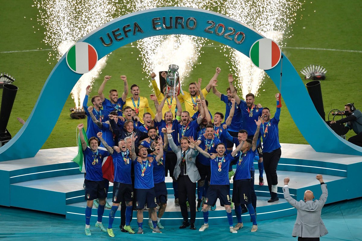 2 years ago today, a moment none of us will ever forget. 💚🤍❤️

EURO 2020 CHAMPIONS 🏆🇮🇹