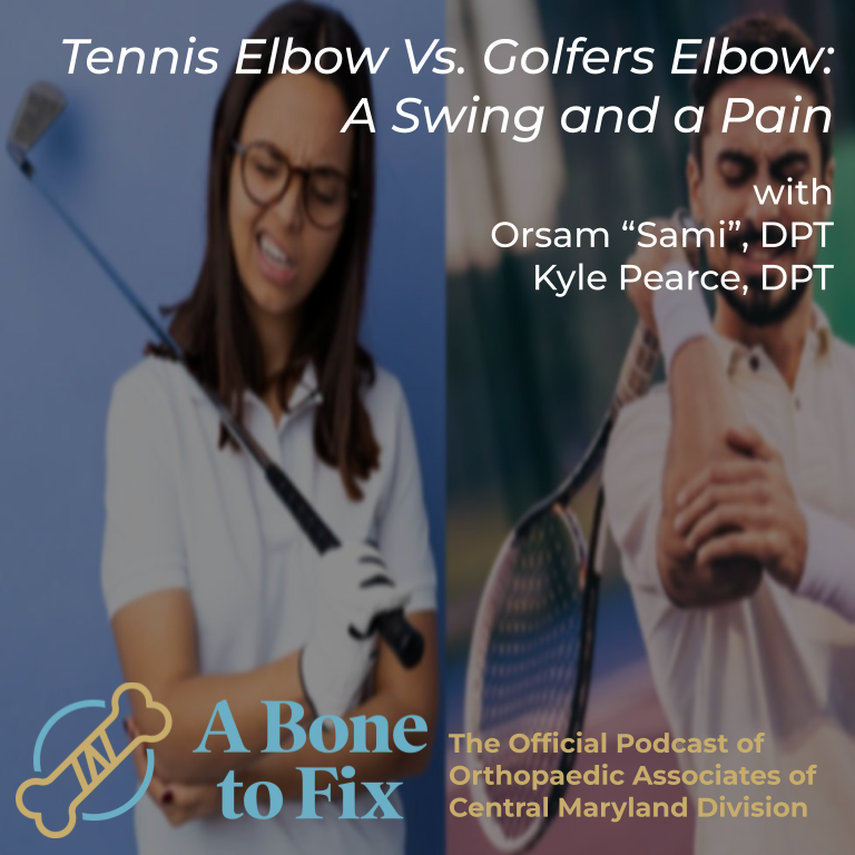 OACM's newest #podcast just went live! A Swing and a Pain #elbowinjury #tennis #golfing  #elbow #physicaltherapy Featuring  Sami Ahmed DPT and Kyle Pearce, DPT. support.doctorpodcasting.com/client/audio-p…
