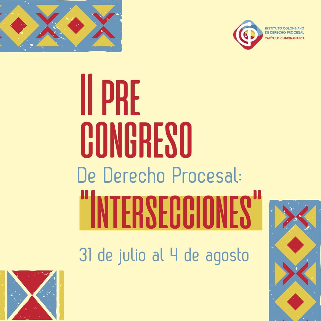 Nos vemos en nuestro II Pre Congreso, nuestras conferencias serán una experiencia donde uniremos las diferentes áreas del derecho. Los esperamos!!!