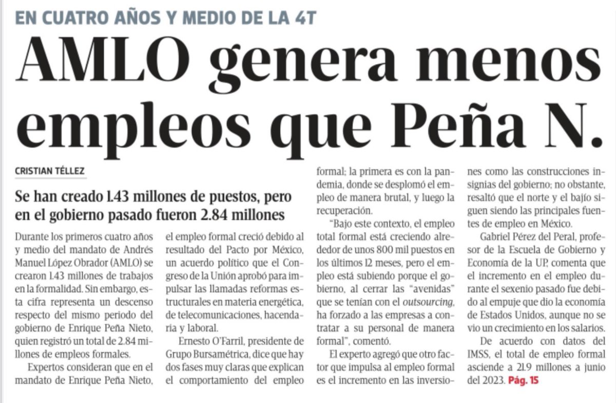 GuacamayanLeaks's tweet photo. Se pensaba que México no podía caer más bajo que con @EPN, pues @lopezobrador_ ya lo supero en menor generación de empleos.

#GuacamayaNews 
#GuacamayaLeaks
#AmloNarcoDictador https://t.co/xu1Roflchp
