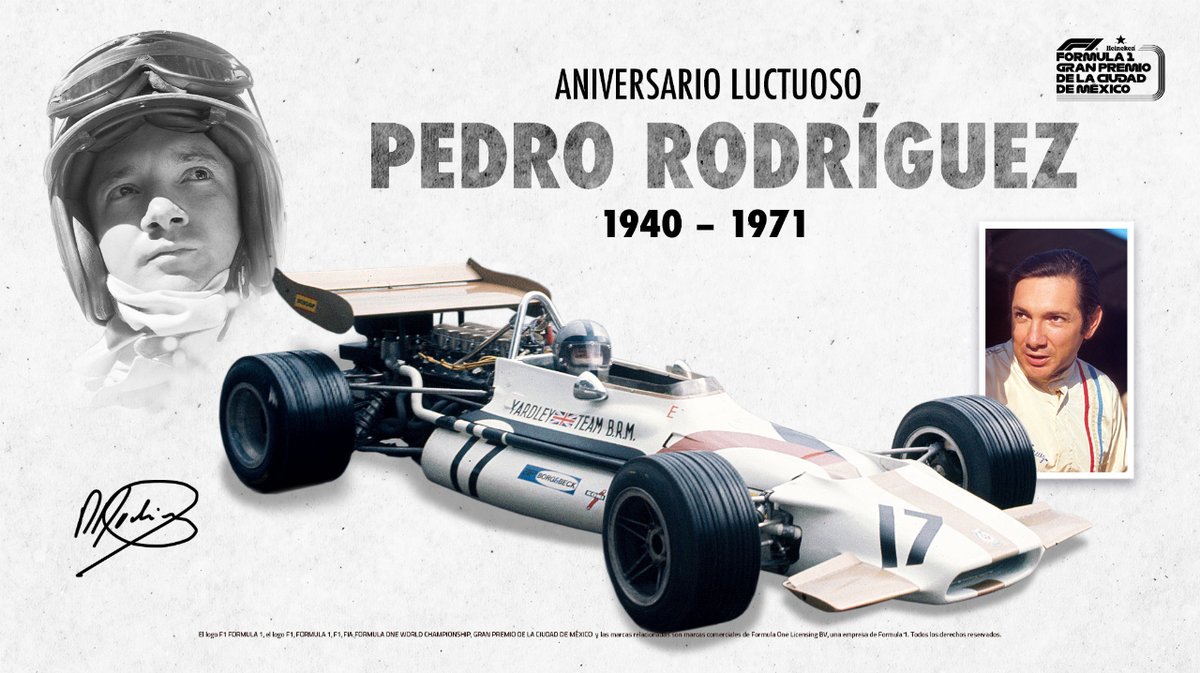 mexicogp's tweet photo. Hoy recordamos a Pedro Rodríguez en su aniversario luctuoso. Gran piloto mexicano de la época. 🏎 . https://t.co/97jzIRqRC3