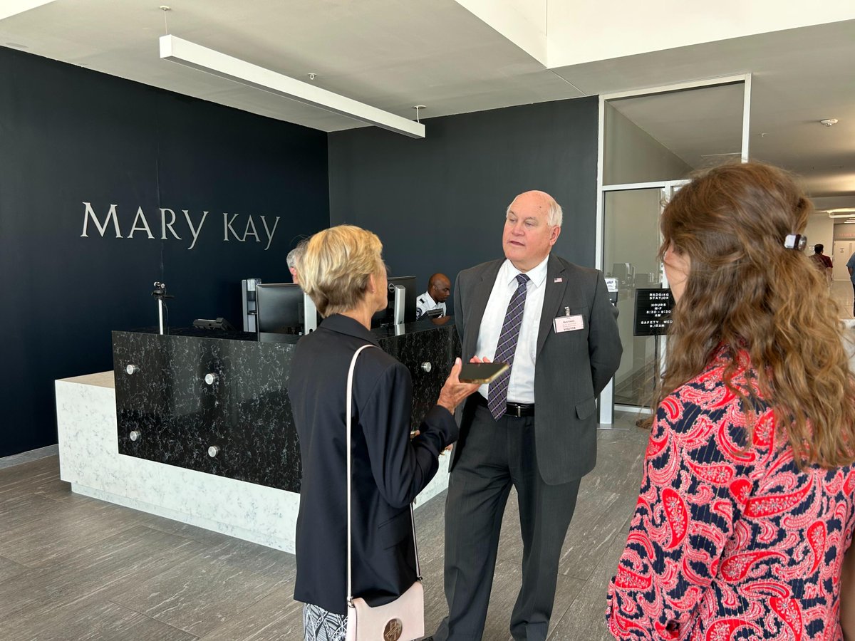 Touring Richard R. Rogers Manufacturing Center alongside Congressman Ron Estes (R-KS) was so rewarding! Much appreciation for our sponsor company, <a href="/MaryKayGlobal/">Mary Kay Global</a>, for showcasing excellence in American manufacturing and the enduring spirit of a family owned business.