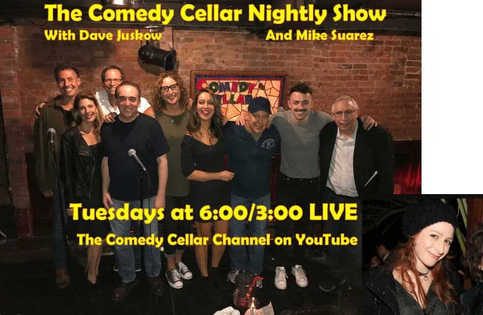 What a great way to start off America's 247th year - with our friend @mollieschmollie LIVE on the <a href="/ComedyCellarUSA/">The Comedy Cellar</a> Nightly Show LIVE on YouTube tonight at 6:00/3:00.  Join me, <a href="/mikevsuarez/">Michael Suarez</a> and Ms. Mollie in the Chat.  Click here to watch:  buff.ly/40jXYO1