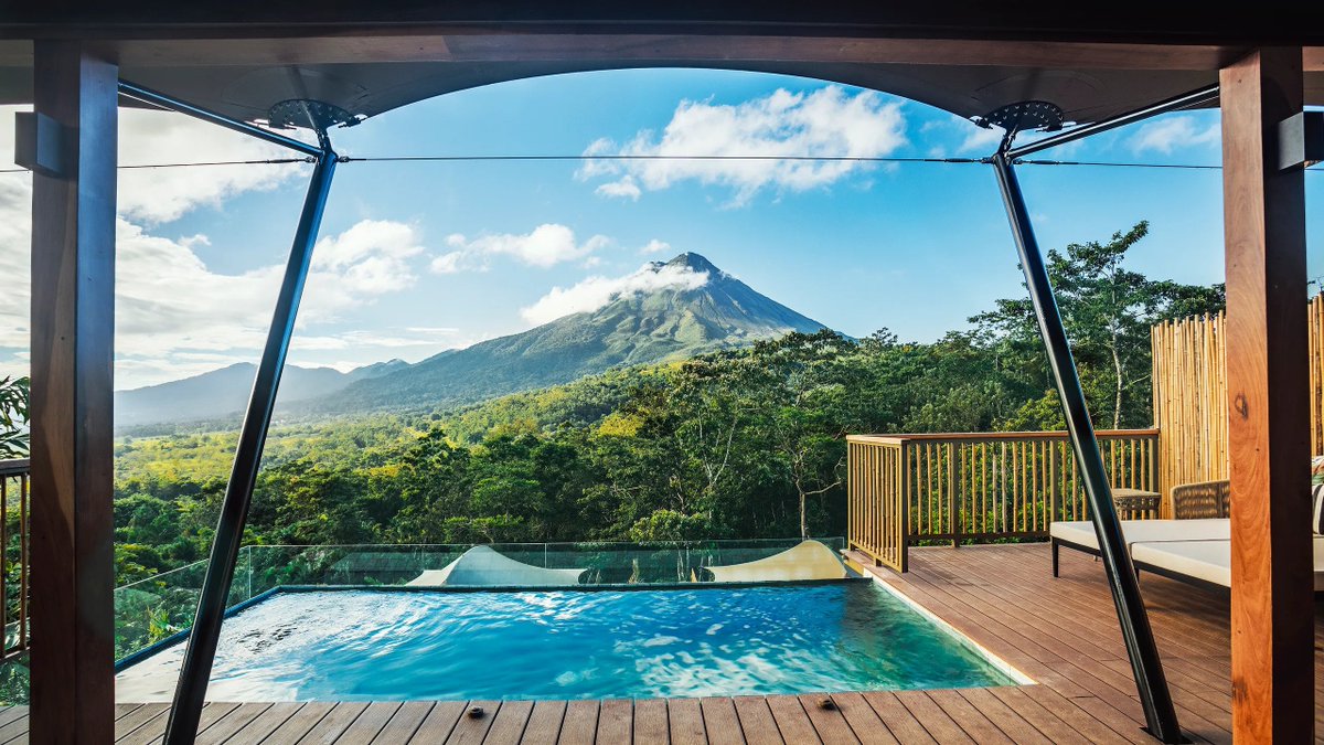 Exsustravel's tweet photo. Immerse yourself in the best of Costa Rica with a soul-soothing stay at Nayara Tented Camp, one of Central America's leading eco-resorts perched above the rainforest at the base of Arenal Volcano. 🦥🌿

Call our experts on 020 7563 1300 to find out more and book your stay today. https://t.co/W0EPUKytpo