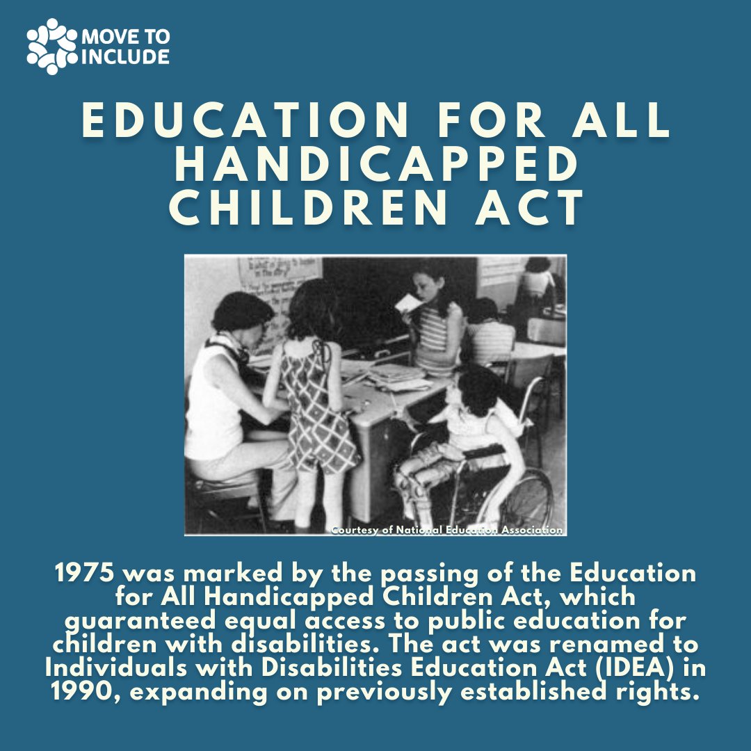 MovetoInclude's tweet image. July is Disability Pride Month-a time to honor the achievements, experiences, and struggles of the disabled community! Take a look at the history that brought us here #MoveToInclude #DisabilityPrideMonth #DisabilityPride #history