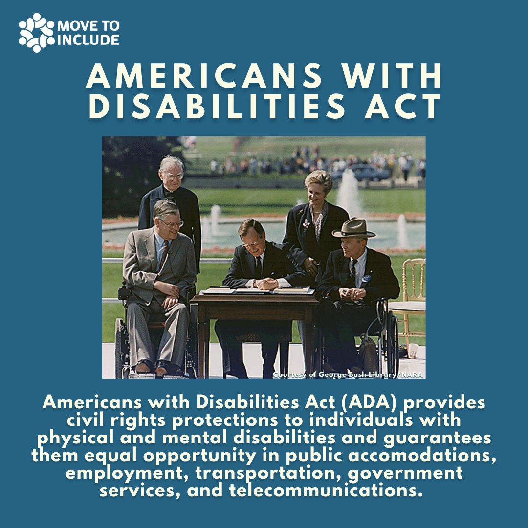 MovetoInclude's tweet image. July is Disability Pride Month-a time to honor the achievements, experiences, and struggles of the disabled community! Take a look at the history that brought us here #MoveToInclude #DisabilityPrideMonth #DisabilityPride #history