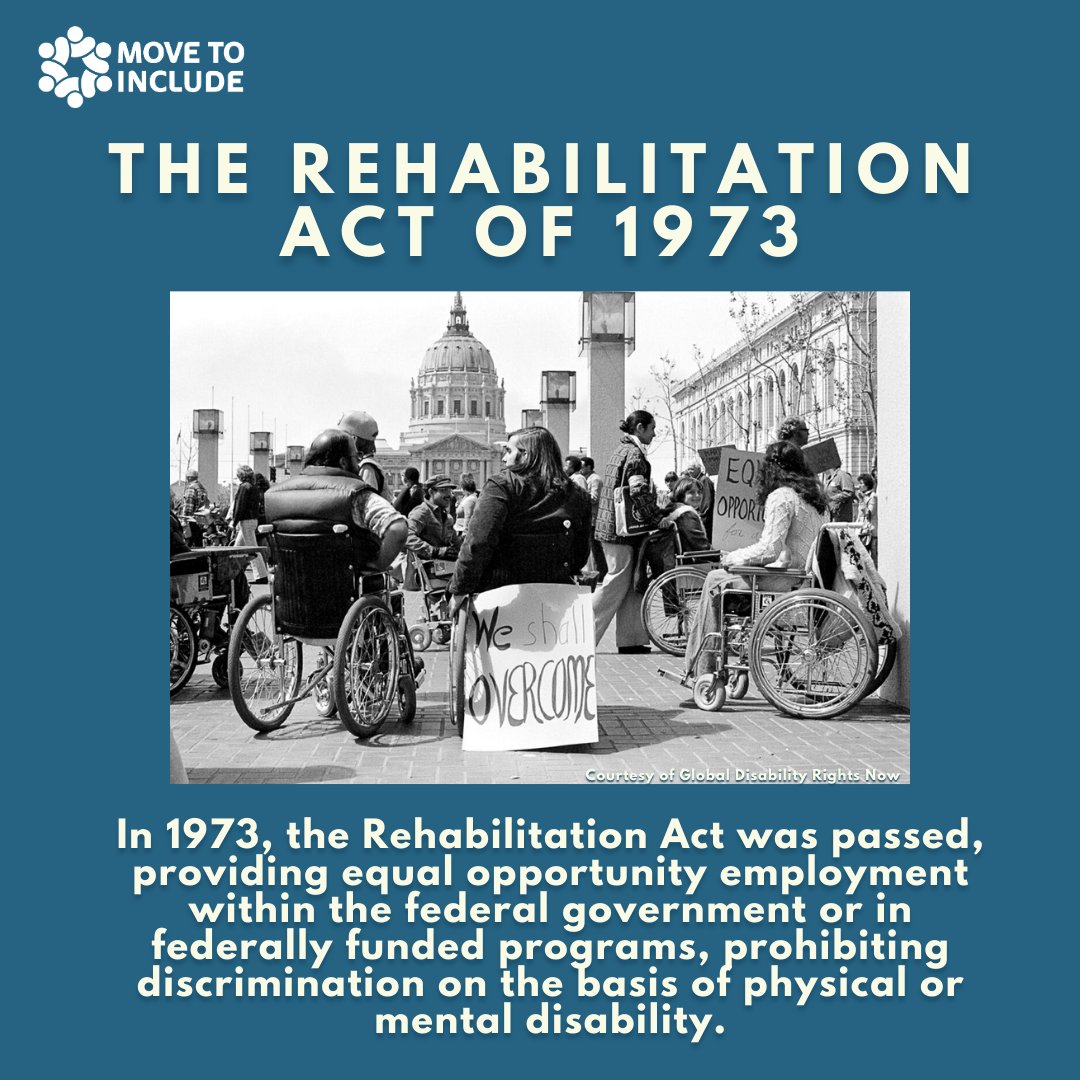 MovetoInclude's tweet image. July is Disability Pride Month-a time to honor the achievements, experiences, and struggles of the disabled community! Take a look at the history that brought us here #MoveToInclude #DisabilityPrideMonth #DisabilityPride #history