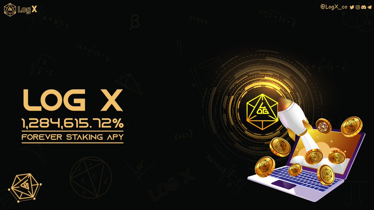 NFTsRoyal1's tweet photo. @xpression_app Earn a 0.018% reward every 10 minutes! 144 times in a day!
Auto Staking Upto 215,015.70% APY!
6% for buys and 8% for sells
@LogX_co The First Asset Multiplication Protocol
Web: https://t.co/ODLb9KmG2x
Chart: 
https://t.co/r3RWrsrcWd
#LogX #Autostaking #Reward  #Bsc #APY  #Staking https://t.co/G8xpF8wtD0