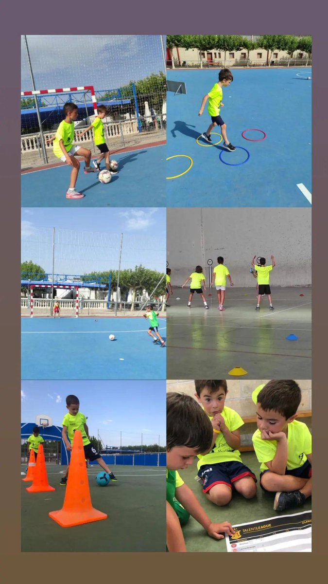 TalentiaFutbol's tweet photo. ⚽ 2° día de campus en FUSTIÑANA 📍 https://t.co/s347piWbq7