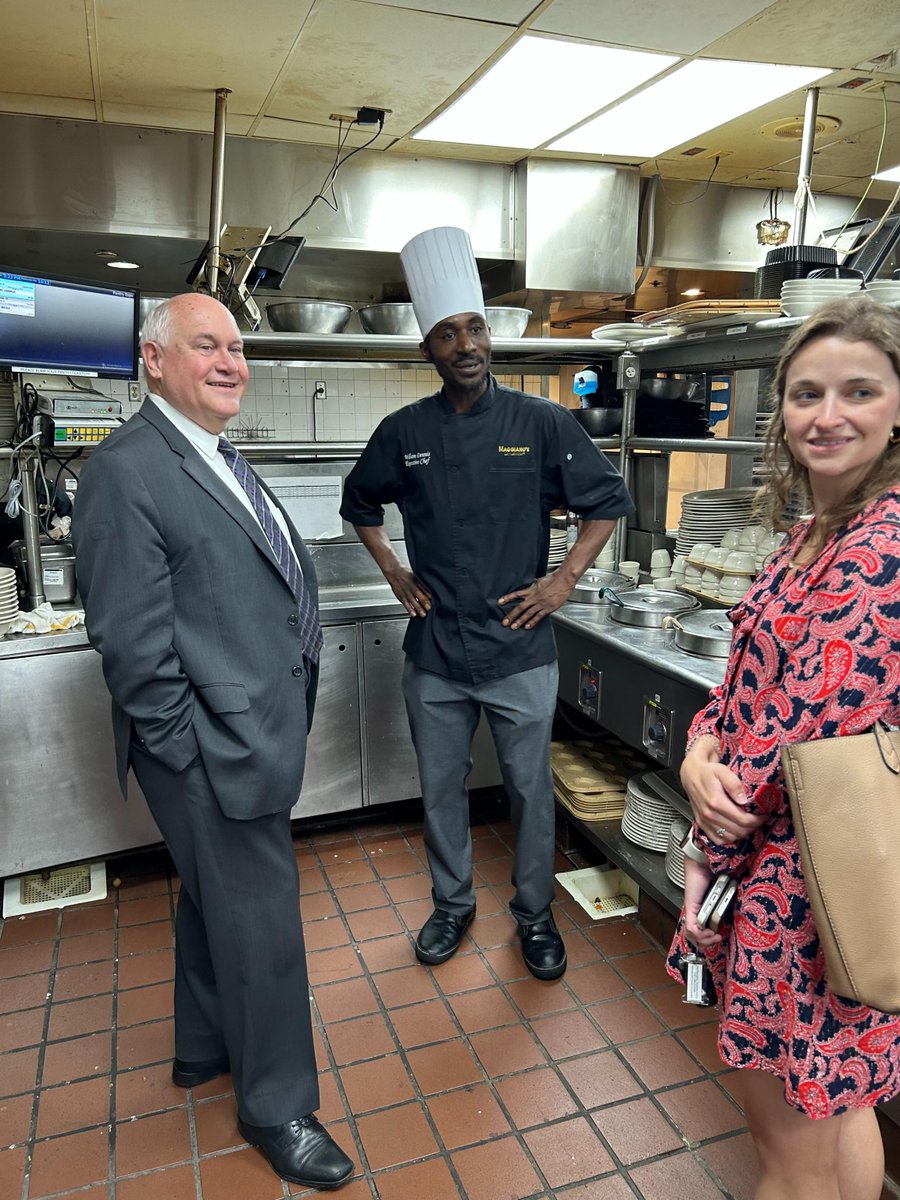 An informative and tasty behind-the-scenes visit to Maggiano’s Little Italy with Congressman Ron Estes (R-KS) was a hit! Many thanks to our sponsor company, <a href="/BrinkerIntl/">Brinker Intl</a>, for making it special.