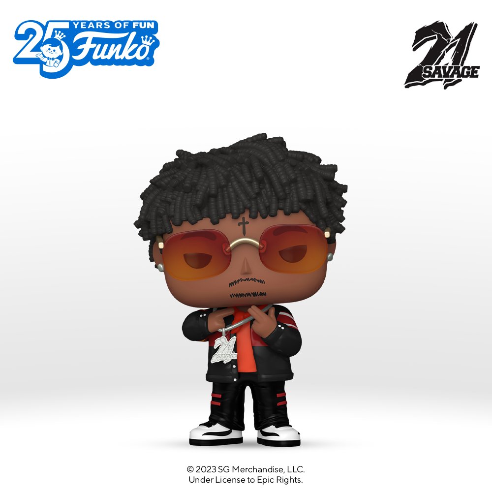 Funko on X: Bring your music collection to the top of the charts! Pop! 21  Savage is ready to collab, so add this legendary rap artist to your  collection at  #Funko #