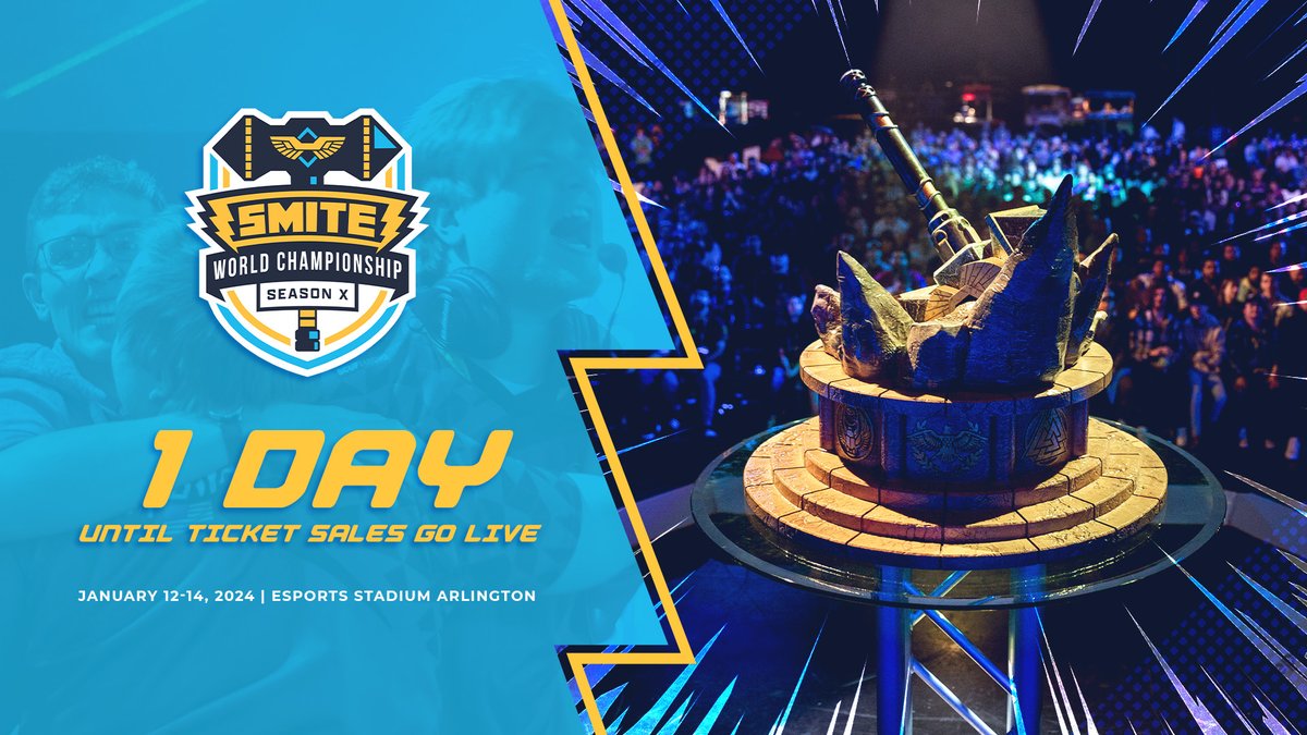 SMITE World Championship Tickets at Esports Stadium Arlington in Arlington  by Esports Stadium Arlington