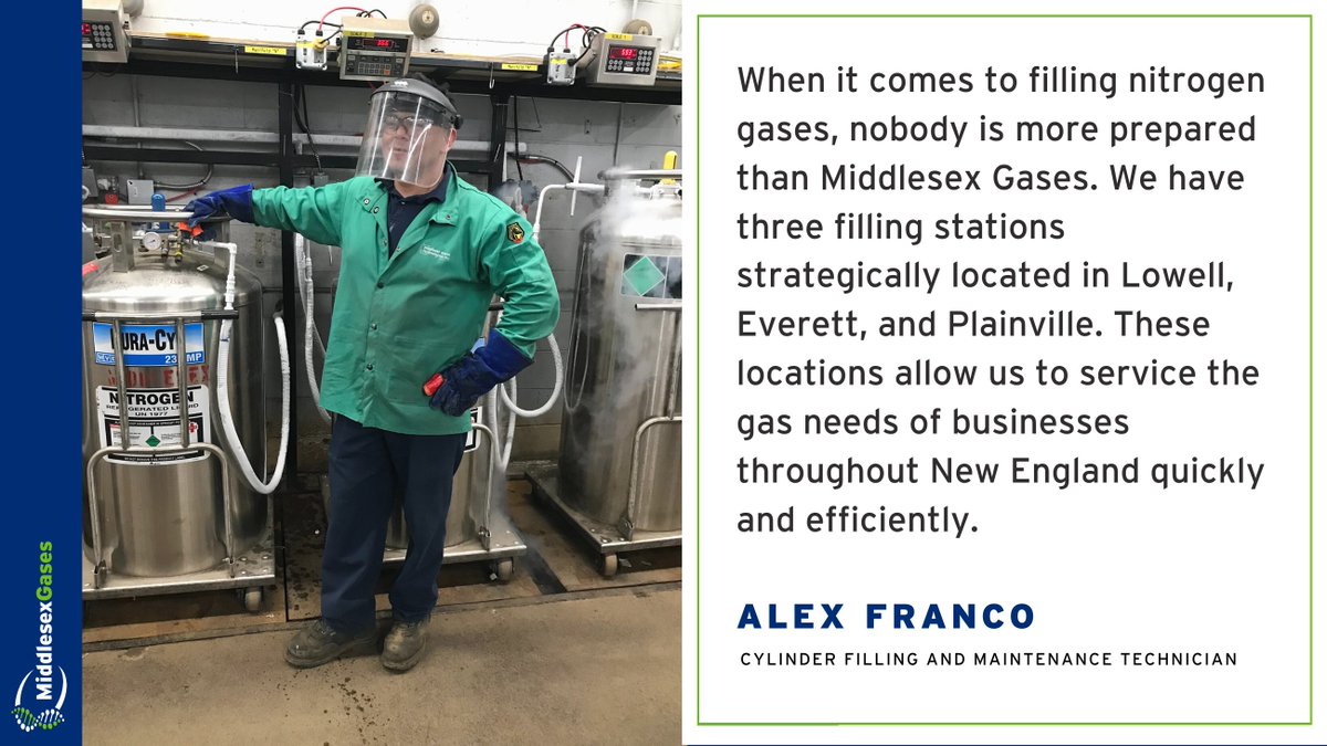 MiddlesexGases's tweet image. While our three innovative filling stations deserve credit for much of our success, the true MVPs at Middlesex Gases are our gas experts like Alex. #gasexperts