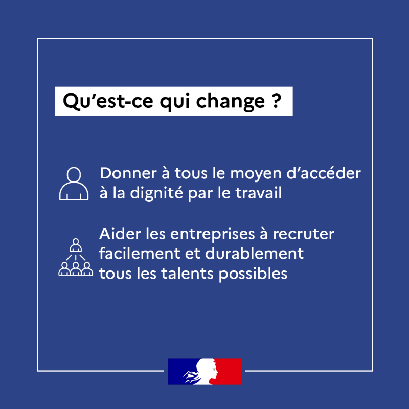 Travail_Gouv's tweet photo. #FranceTravail | Pourquoi créer France Travail ? 

En savoir plus ⤵