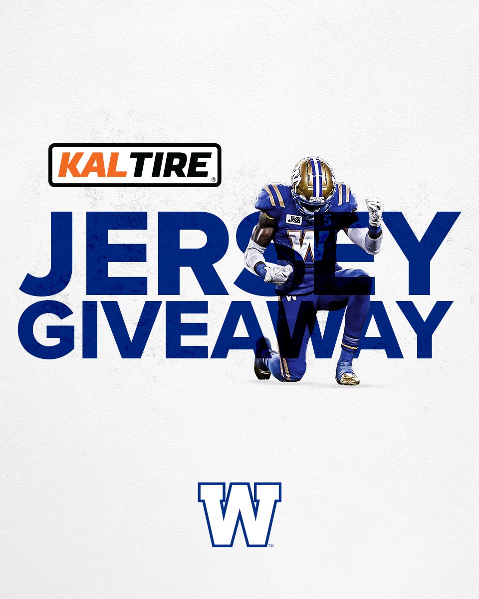 Wpg_BlueBombers's tweet image. Who wants Willie J&apos;s jersey?! 

Retweet if ya do 🤞  

#ForTheW | @KalTire