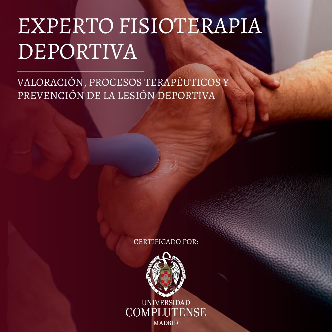 Fisioterapia Deportiva: Valoración, Procesos Terapéuticos y Prevención de la Lesión Deportiva 

Fórmate con la <a href="/unicomplutense/">Complutense</a> con este título para el 2023/24. 🎓

💬  Responsables: <a href="/fisiocesarcalvo/">Cesar Calvo Lobo</a> y <a href="/Dr_D_Rodriguez/">Dr. Rodriguez Sanz</a>

+info 👇
ucm.es/estudios/exper…