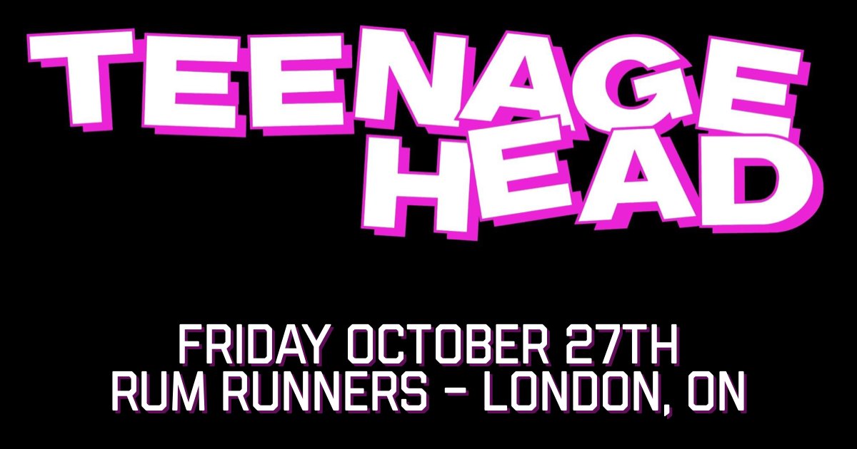 SummerCamp Productions (@scp_ldnont) on Twitter photo 🚨JUST ANNOUNCED🚨
Legendary Hamilton punk band TEENAGE HEAD make their return to #LdnOnt on Friday October 27th at <a href="/londonmusichall/">London Music Hall</a> with special guests to be announced.
🎟 Tickets on sale now at ticketweb.ca/event/teenage-… 🚨JUST ANNOUNCED🚨
Legendary Hamilton punk band TEENAGE HEAD make their return to #LdnOnt on Friday October 27th at <a href="/londonmusichall/">London Music Hall</a> with special guests to be announced.
🎟 Tickets on sale now at ticketweb.ca/event/teenage-…