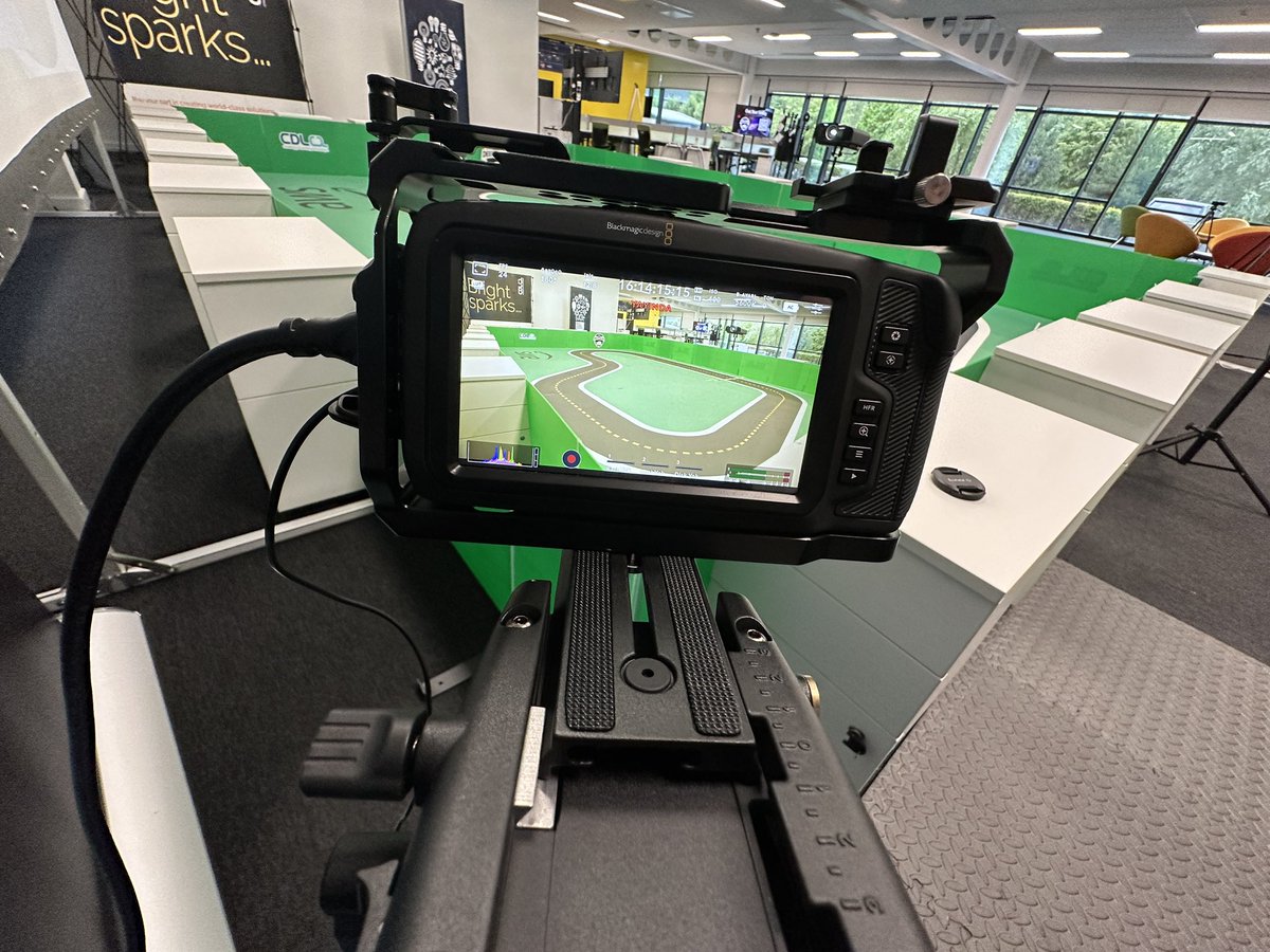 mattdevdba's tweet photo. Today was AV kit test day @CDL_Software ahead of our #AWS DeepRacer final on Thursday. #awscommunity 

I'm very grateful to the support of our amazing facilities team. They have been brilliant working across campus to get everything in place. #teamCDL https://t.co/AQrxjnKwRk