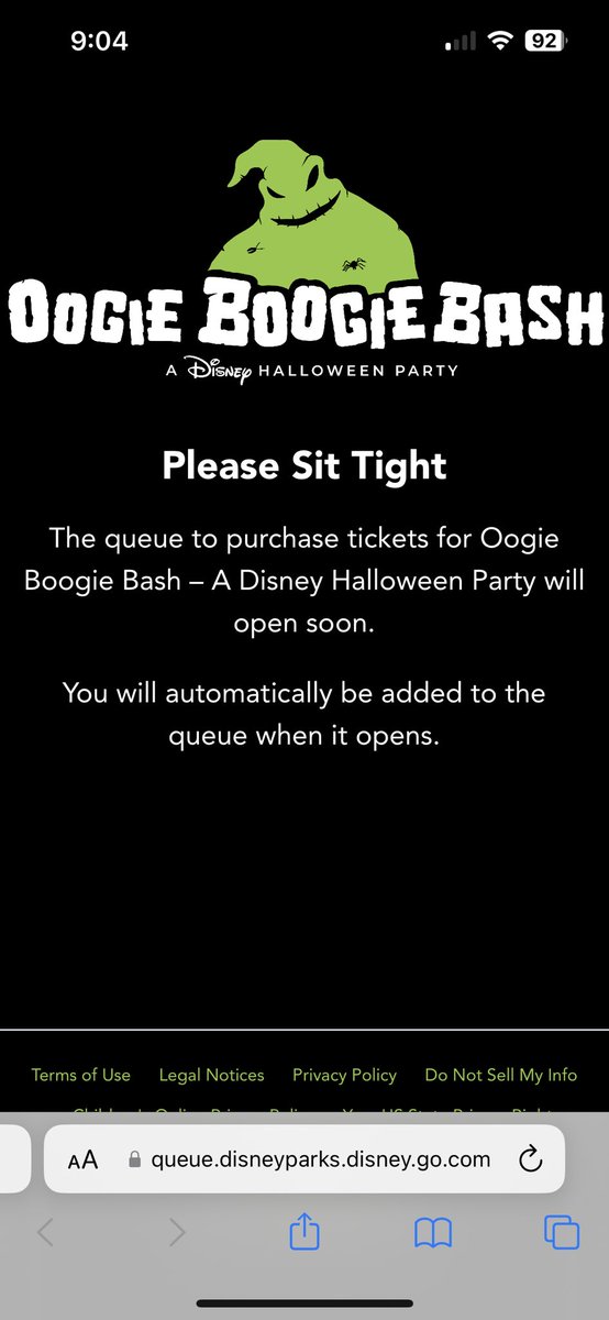 jaayday's tweet photo. Reliving trauma from the last round with this screen. They should have made a new one 🫠

Oogie boogie bash https://t.co/zUkrkAb573