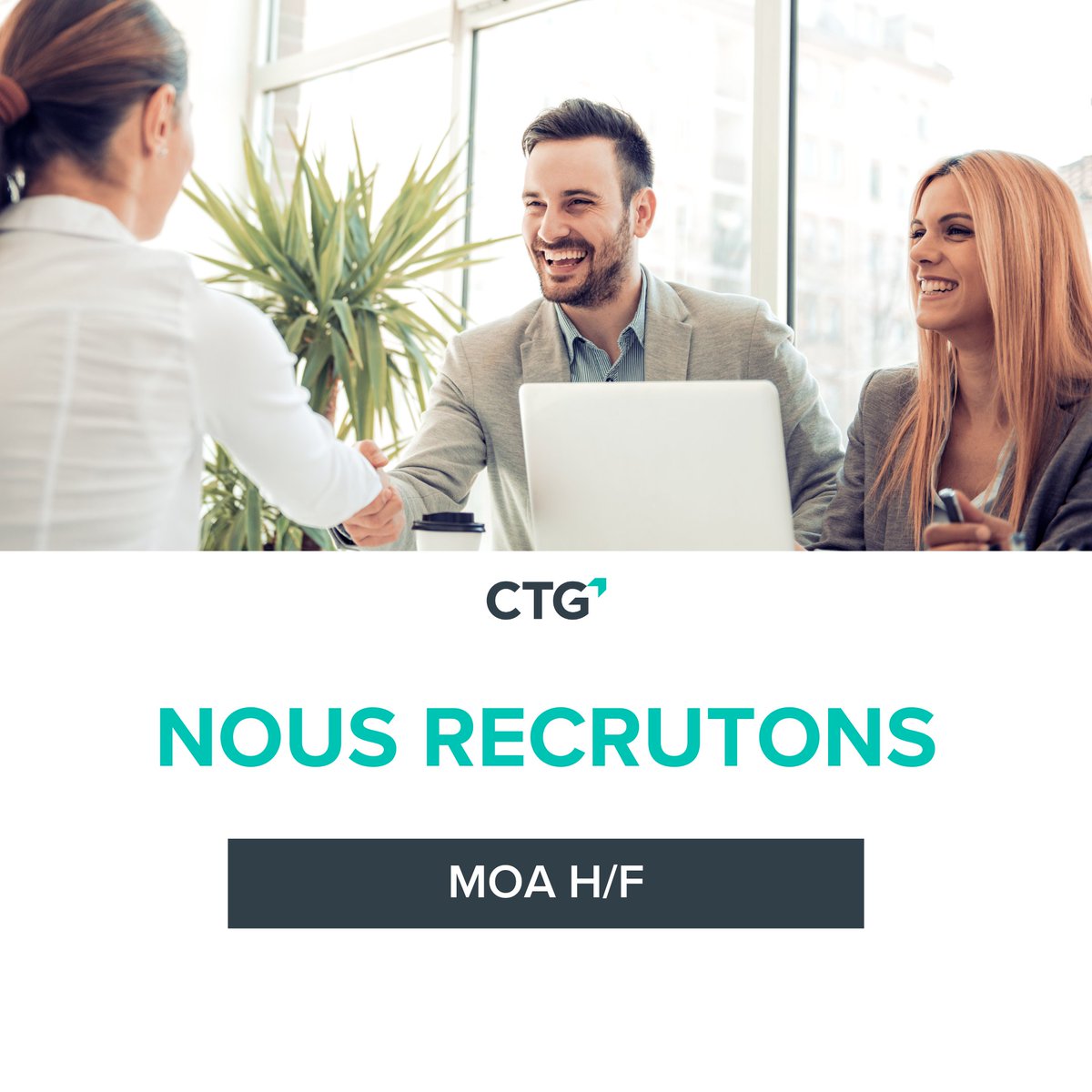 Nous sommes à la recherche de nouveaux talents pour renforcer notre équipe #MOA. 

Si vous souhaitez développer votre carrière dans une société en pleine évolution et certifiée #GreatPlaceToWork, ce poste est pour vous 👉  bit.ly/43WWOJT