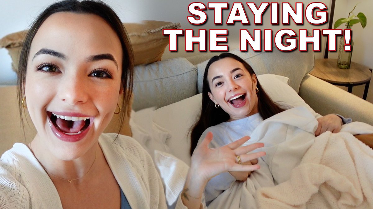 Roni finally stayed the night!! Check out our new video where roni spends the night at Nessa’s place! 🥳 youtu.be/oSEUaNH8F2s