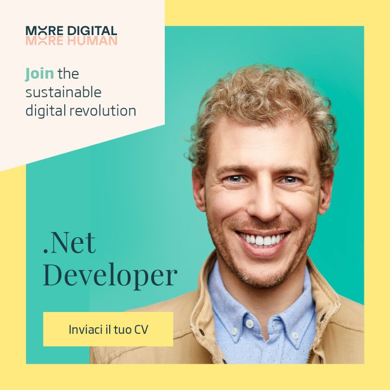 MinsaitItalia's tweet photo. Sei .Net Developer? Se vuoi
🤝🏼 collaborare con team multiculturali
♻️ contribuire al futuro digitale più umano e sostenibile
💭 sviluppare il tuo talento in un ambiente dinamico
invia il CV a selezione@minsait.com e unisciti alla rivoluzione tecnologica sostenibile
#MoreMinsait https://t.co/GKNmD4bk7z