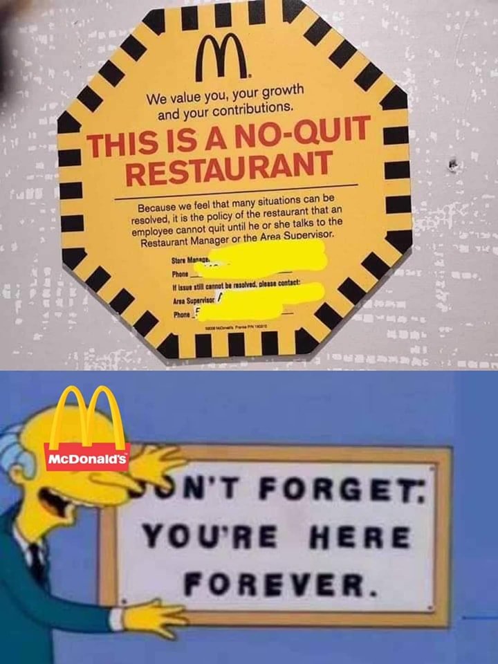 Zimran "Picket Master" Jacob on Twitter "McDonald's employees are not